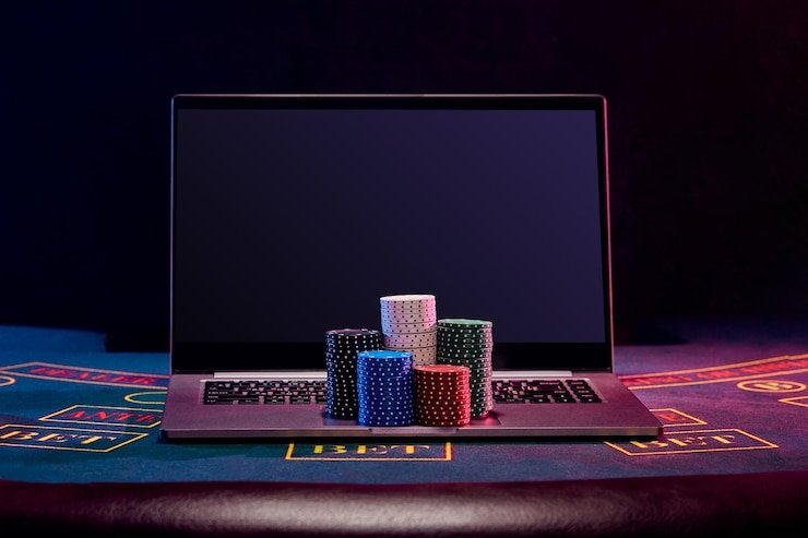 Baccarat table with player and banker cards on kaskustoto link